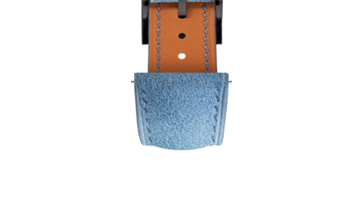 Baby Blue Alcantara Signature Strap