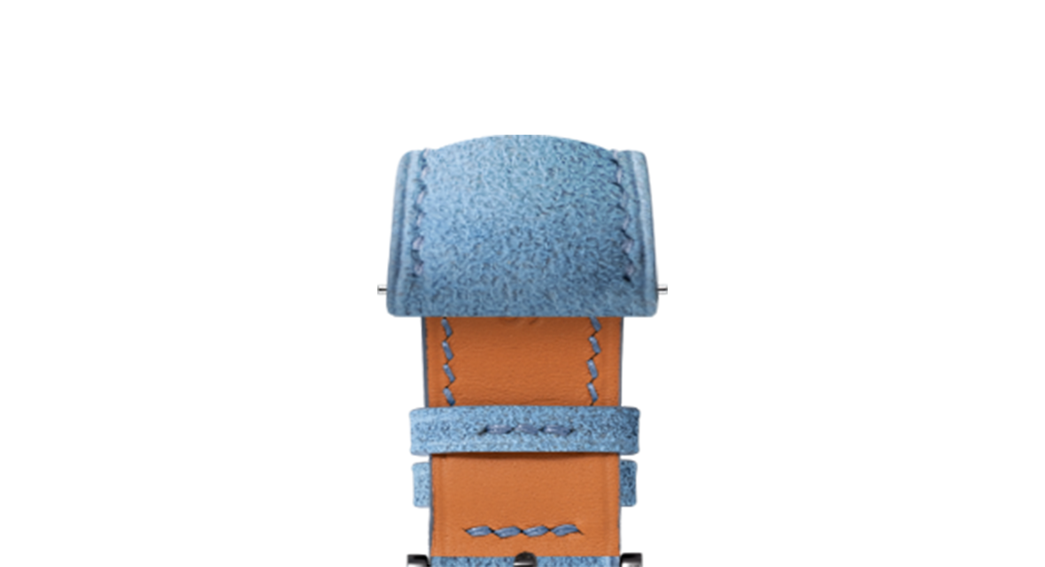 Baby Blue Alcantara Signature Strap