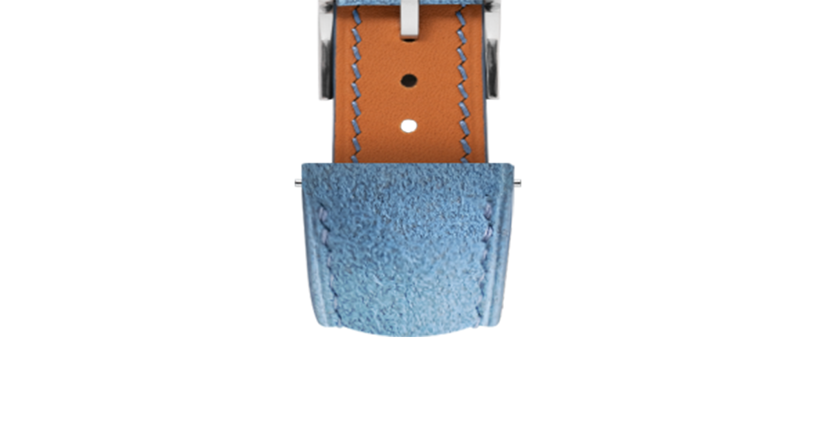 Baby Blue Alcantara Signature Strap