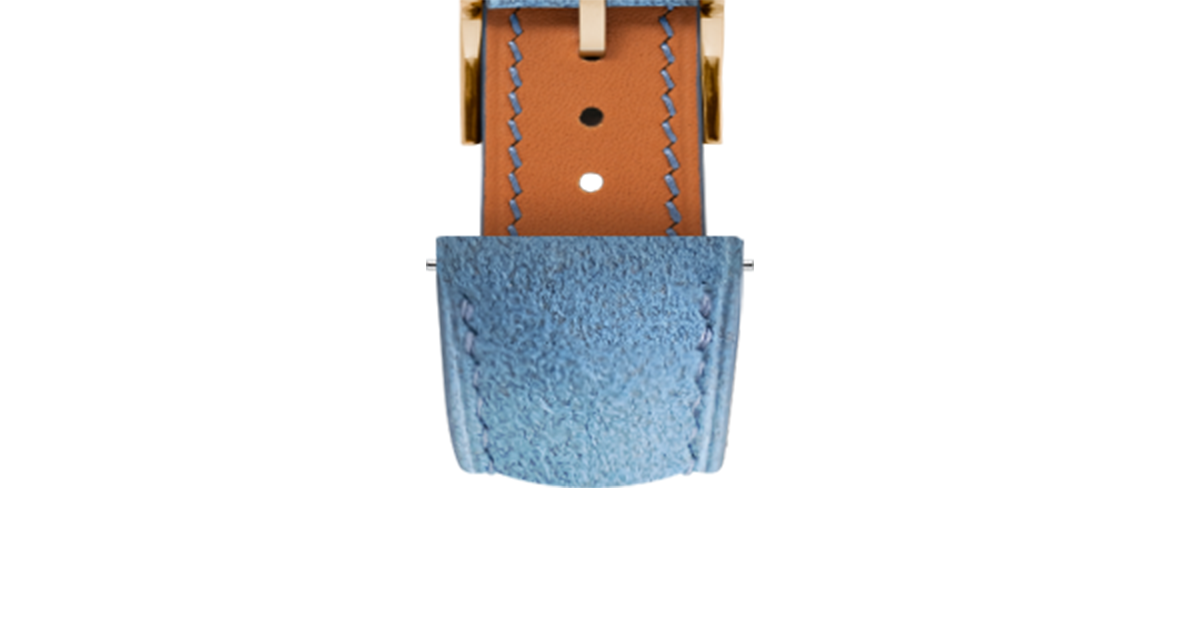 Baby Blue Alcantara Signature Strap