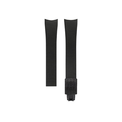 Black Curved CTS Rubber Strap