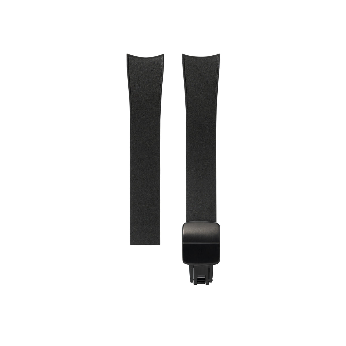 Black Curved CTS Rubber Strap