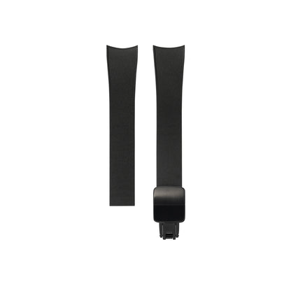 Black Curved CTS Rubber Strap