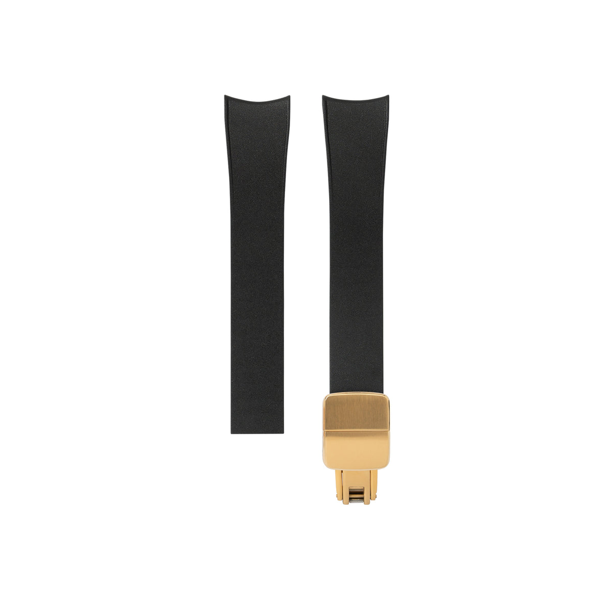 Black Curved CTS Rubber Strap