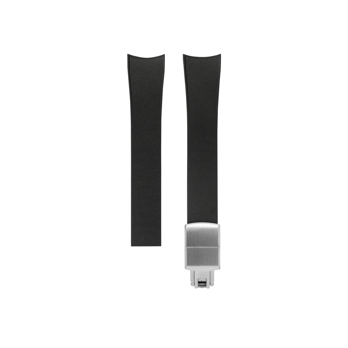 Black Curved CTS Rubber Strap