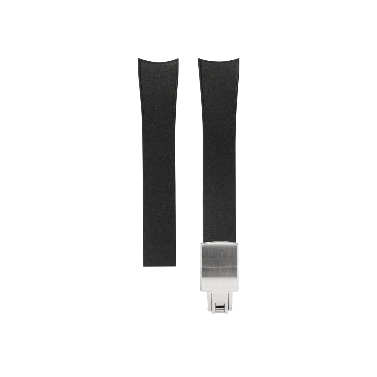 Black Curved CTS Rubber Strap