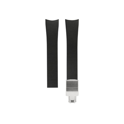 Black Curved CTS Rubber Strap