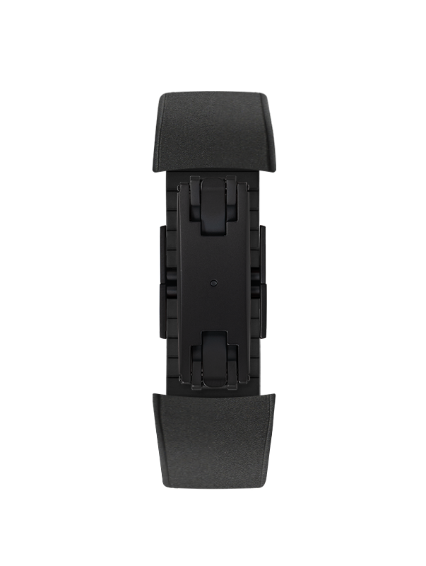 Black Curved CTS Rubber Strap