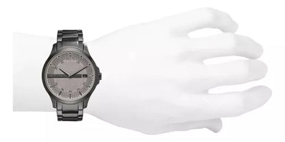 Armani Exchange Hampton AX2194 Men's Chronograph – Grey Dial with Matching Grey Stainless Steel Strap
